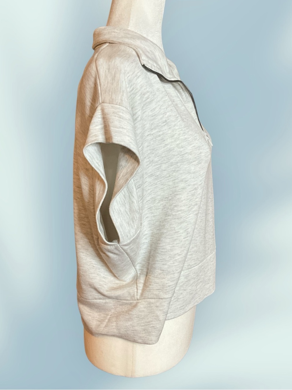 Danskin Heathered Gray Wide Leg Lounge Set - Picture 3 of 9
